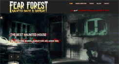 Desktop Screenshot of fearforest.com